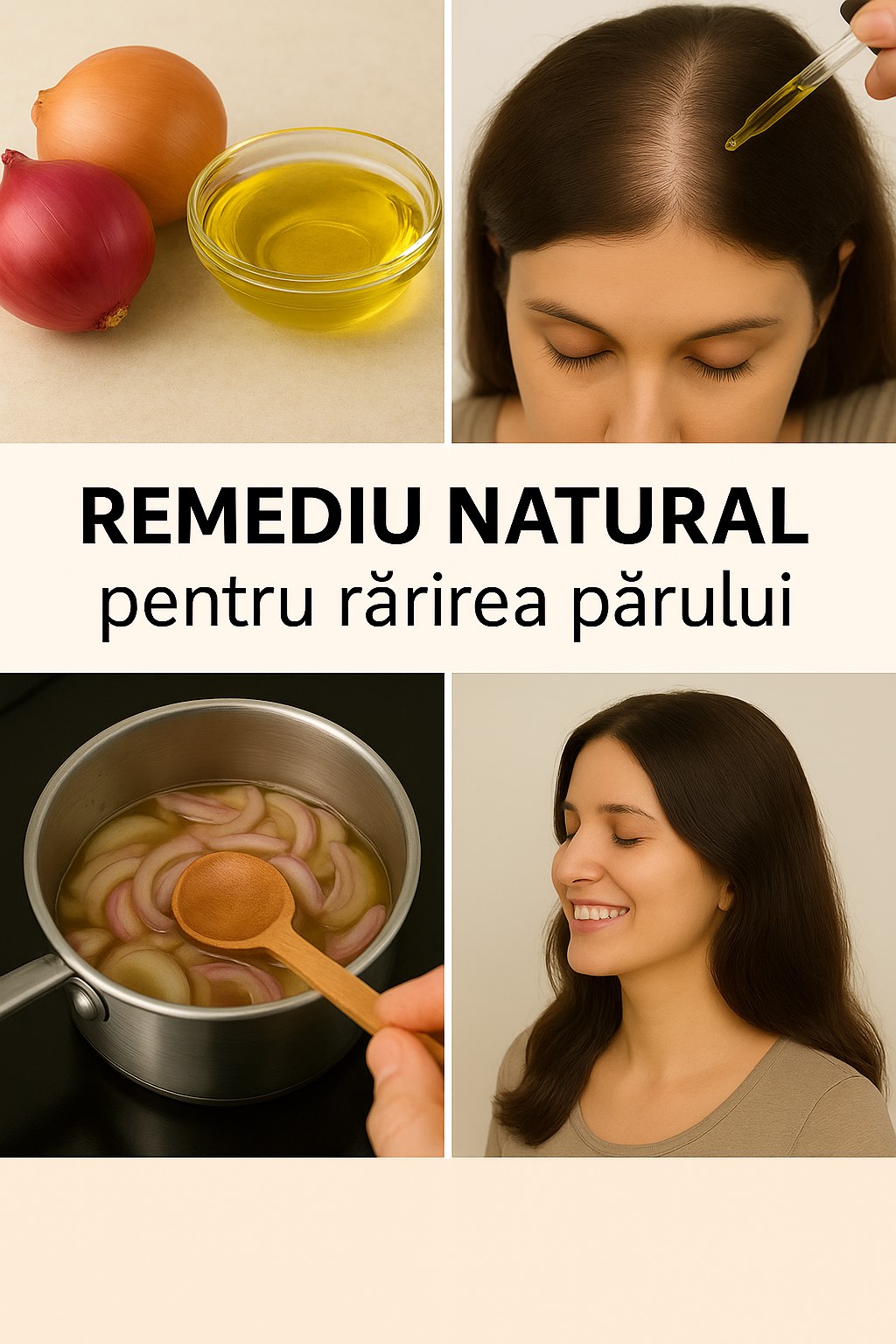 stimulăm creșterea părului cu ceapă roșie