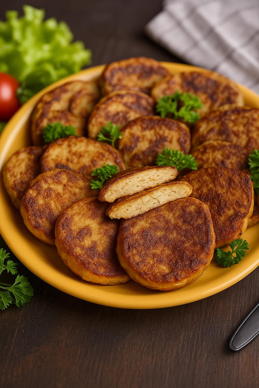 chiftele din ficat de pui cu legume