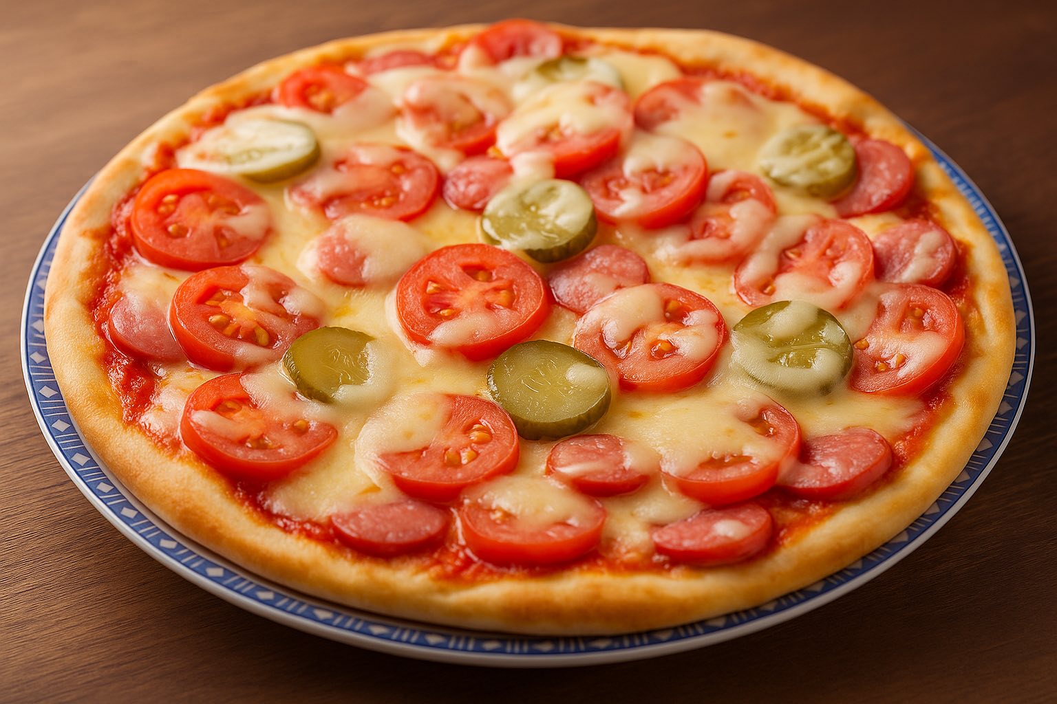 pizza la tigaie în 10 minute
