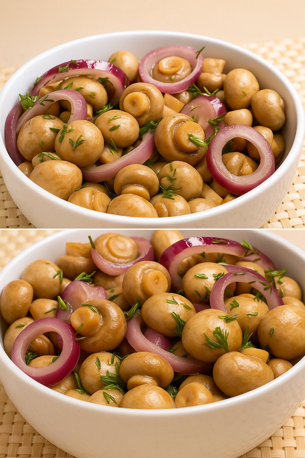 ciuperci champignon marinate rapid
