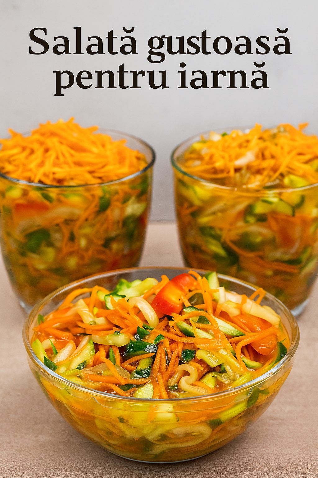 salată de legume pentru iarnă