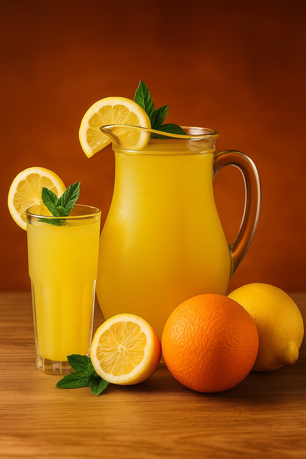 limonadă naturală cu citrice