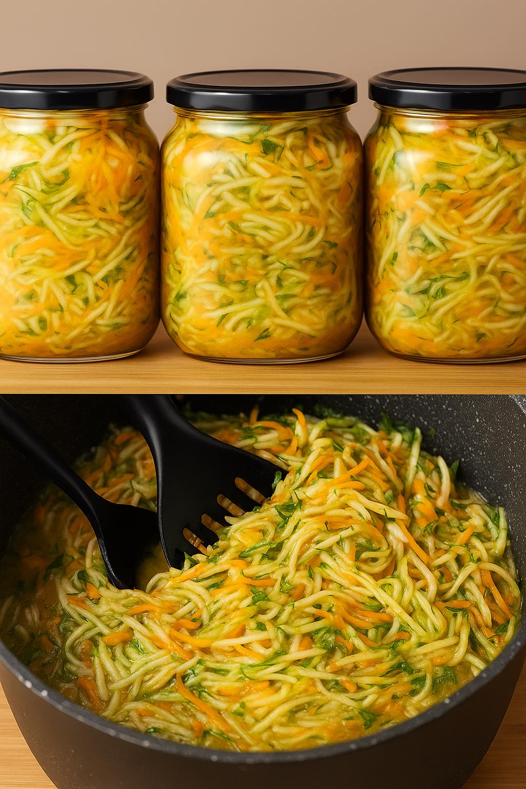 salată de dovlecei pentru iarnă