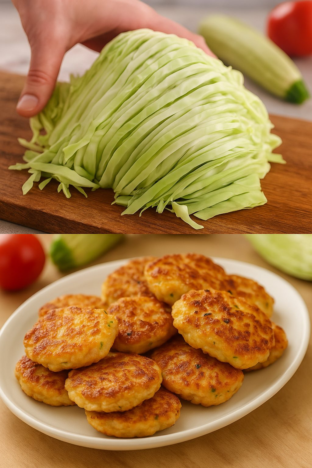chifteluțe din varză cu carne de pui